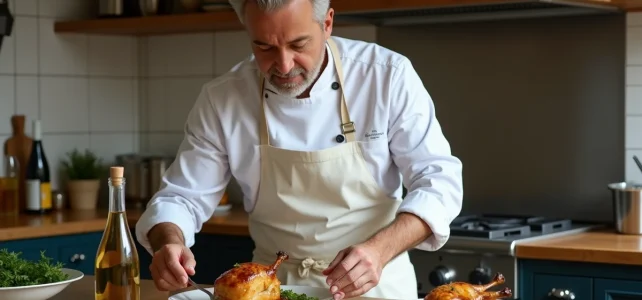 Découvrez le secret du poulet au vin jaune de Robuchon, alliance de tradition et modernité